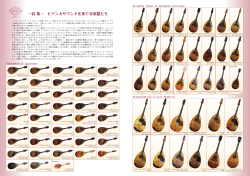 - 特 集 - ビアンカサウンドを奏でる楽器たち