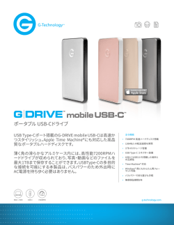 ポータブル USB-Cドライブ - G