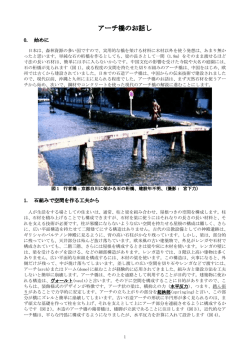 アーチ橋のお話