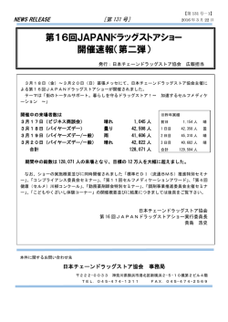 第16回JAPANドラッグストアショー 開催速報（第二弾）
