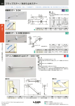 フラップステー／あおり止めステー