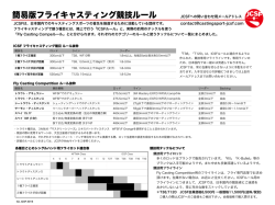 簡易版フライキャスティング競技ルール