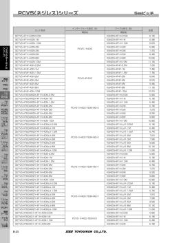PCV5（ネジレス）シリーズ