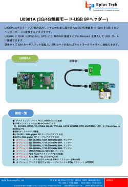 U0901A (3G/4G無線モード