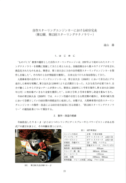 自作スターリ ングエンジンカーにおける60分完走