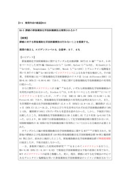 RA-3 膵癌の術後補助化学放射線療法は推奨されるか？ 【推奨】 膵癌
