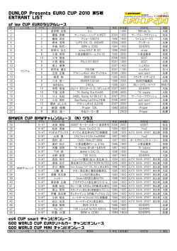 第5戦エントラントリスト