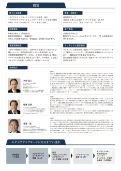 【エグゼクティブコーチプログラムの概要】PDF