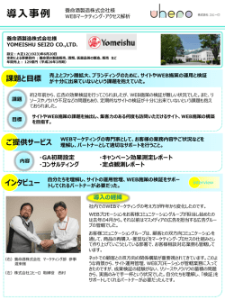 PDFによる事例のご紹介