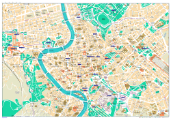 ローマ中心街の地図