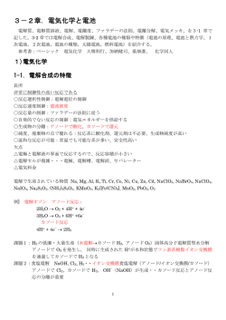 3－2章．電気化学と電池