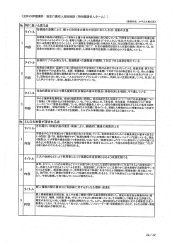 N。- 特に良いと思う点 - 社会福祉法人アゼリヤ会
