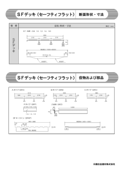 SFデッキ（セーフティフラット）