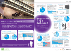 都市型デパートの トイレに 求めるものは？