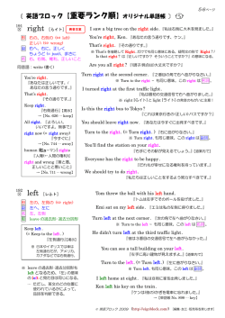 〔 英語ブロック【重要ランク順】オリジナル単語帳 〕