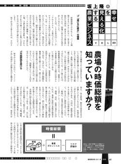 農場の時価総額を知っていますか？