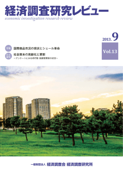 経済調査研究レビュー