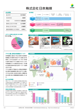 早わかり！日本触媒