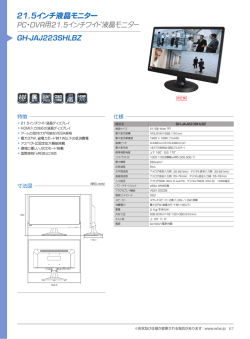 21.5インチ液晶モニター