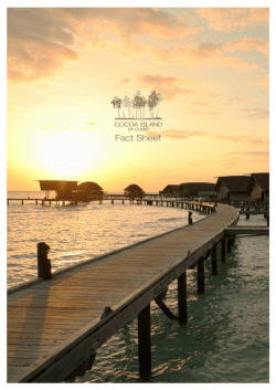 Cocoa Island Fact Sheet - COMO Hotels and Resorts