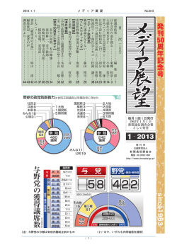 1月 - 公益財団法人 新聞通信調査会