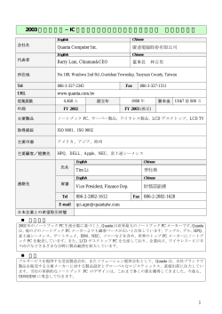 Quanta Computer Inc.