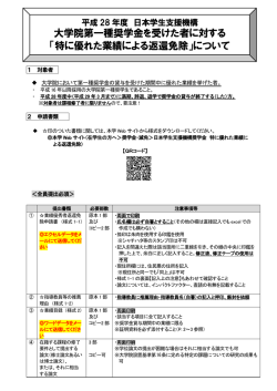 申請概要 - 横浜市立大学
