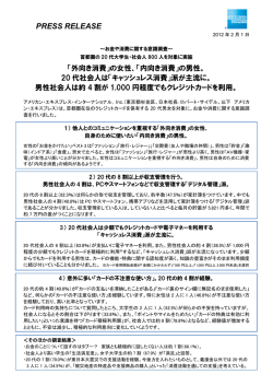 お金や消費に関して首都圏20代大学生・社会人