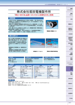 株式会社堀田電機製作所