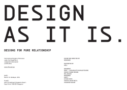 Designs FOR PURe ReLATiOnsHiP