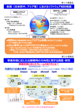 ソフトウェア委員会 - 日本知的財産協会