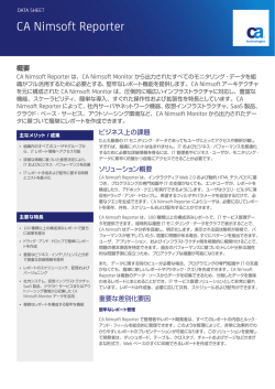 CA Nimsoft Reporter