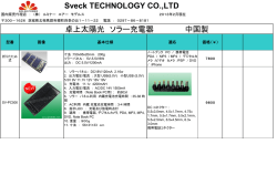 Sveck TECHNOLOGY CO.,LTD 卓上太陽光 ソラー充電器 中国製