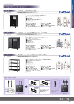AV関連機器 EIA対応ラック／テレビラック