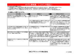 トラブル事例集 ＜UVインキ製品