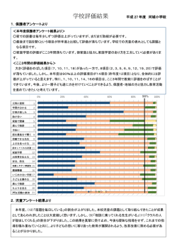 平成27年度学校評価（PDF：347KB）