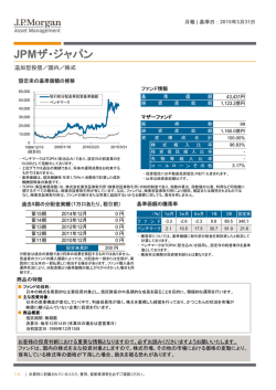 JPMザ・ジャパン - JPモルガン･アセット・マネジメント