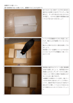 災害時猫トイレ(暫定版)