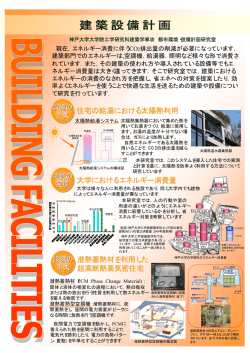 潜熱蓄熱材を利用した 超高断熱高気密住宅 大学におけるエネルギー