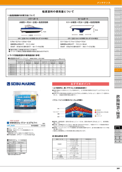 船底塗料 ・ 塗料