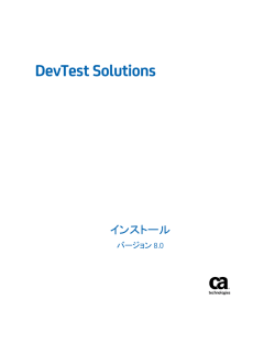 DevTest Solutions インストール