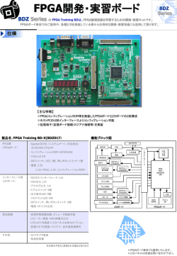 FPGA開発・実習ボード