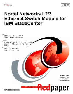 Nortel Networks L2/3 Ethernet Switch Module for