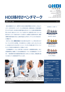 HDI格付けベンチマーク - HDI