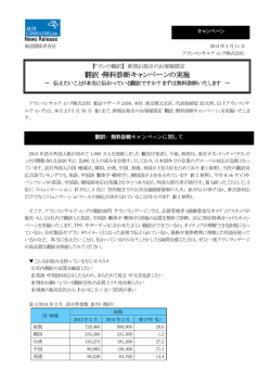 翻訳・無料診断キャンペーンの実施