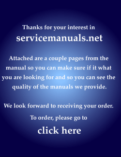SERVICE MANUAL