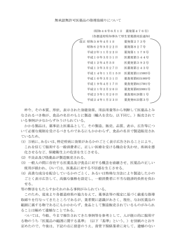 無承認無許可医薬品の指導取締りについて（平成24年1月23日改正）
