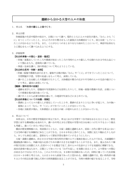 遺跡から分かる大昔の人々の知恵