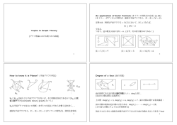 K5 v1 v2 v3 v4 v5 v1 v2 v3 v1 v2 v3 v4 K5 K5 |F| &minus; |E| + |V| = 2 G = (V