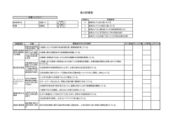 能力評価表